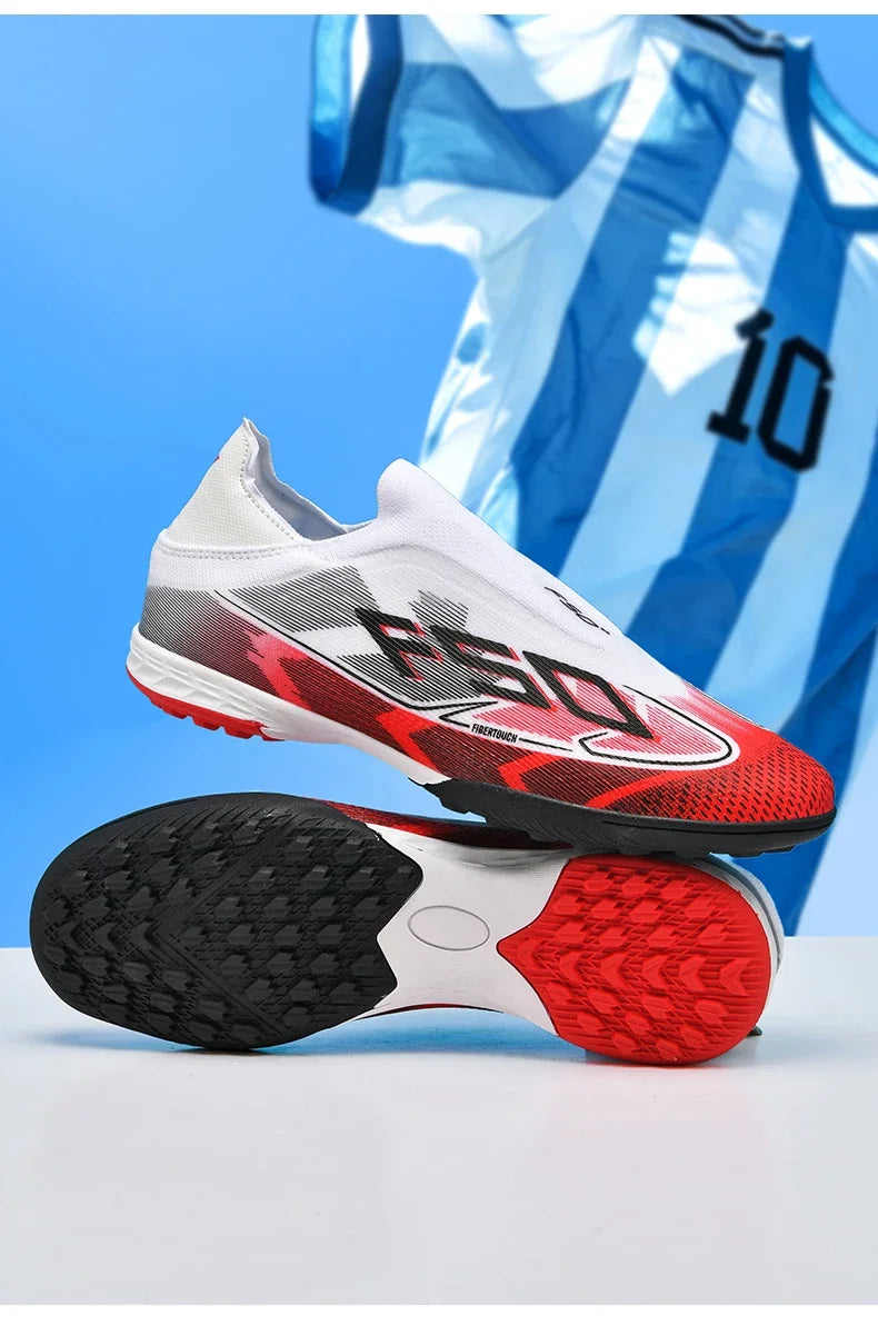Chaussures de Football originales professionnelles pour hommes, confortables, de haute qualité, bottes de Football rapides pour entraînement, chaussures de Football ultralégères