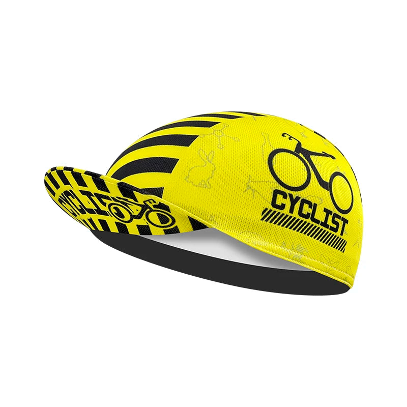 Polyester Quick Dry Cycling Men's Caps Road Bike Sports  Universal Size Summer Cool Cartoon Print