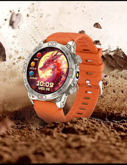 Men Fashion Outdoor Sport GPS Smart Watch Men AMOLED HD Screen Heart rate Waterproof Sport Smartwatch Man Smart Bracelet clock