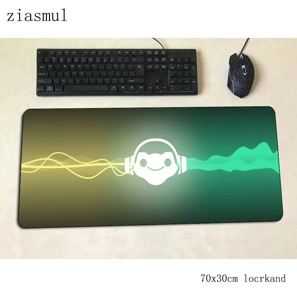 Overwatch-hiirimatto pelaajalle, upea 70x30cm gaming-hiirimatto PC:lle, kannettavalle ja työpöydälle, pelihiirimatto, esteettinen pelaajamatto, gamepad