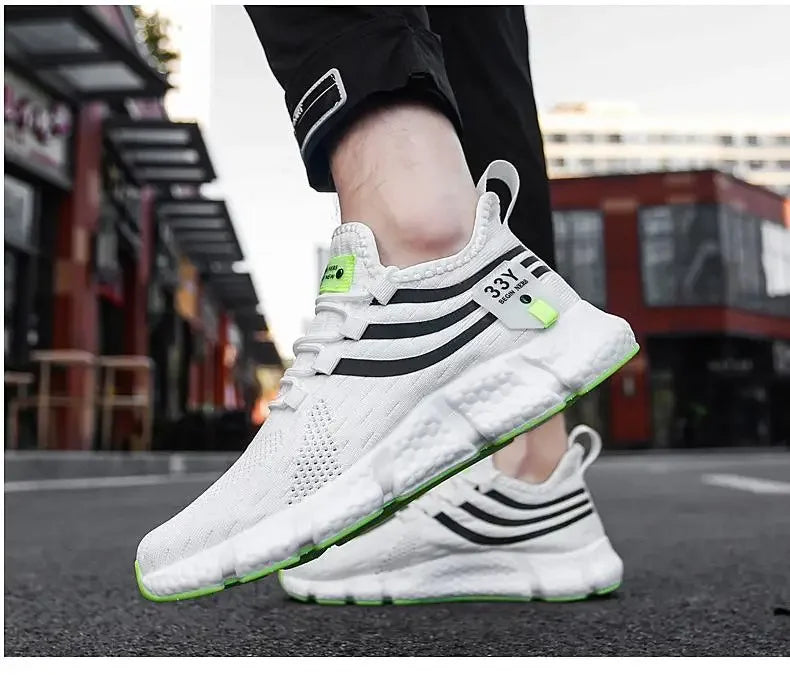 Sports Men's Shoes Spring and Autumn Breathable Casual Running Shoes Lightweight Walking Couple Shoes Men's Spirit Women's Shoes