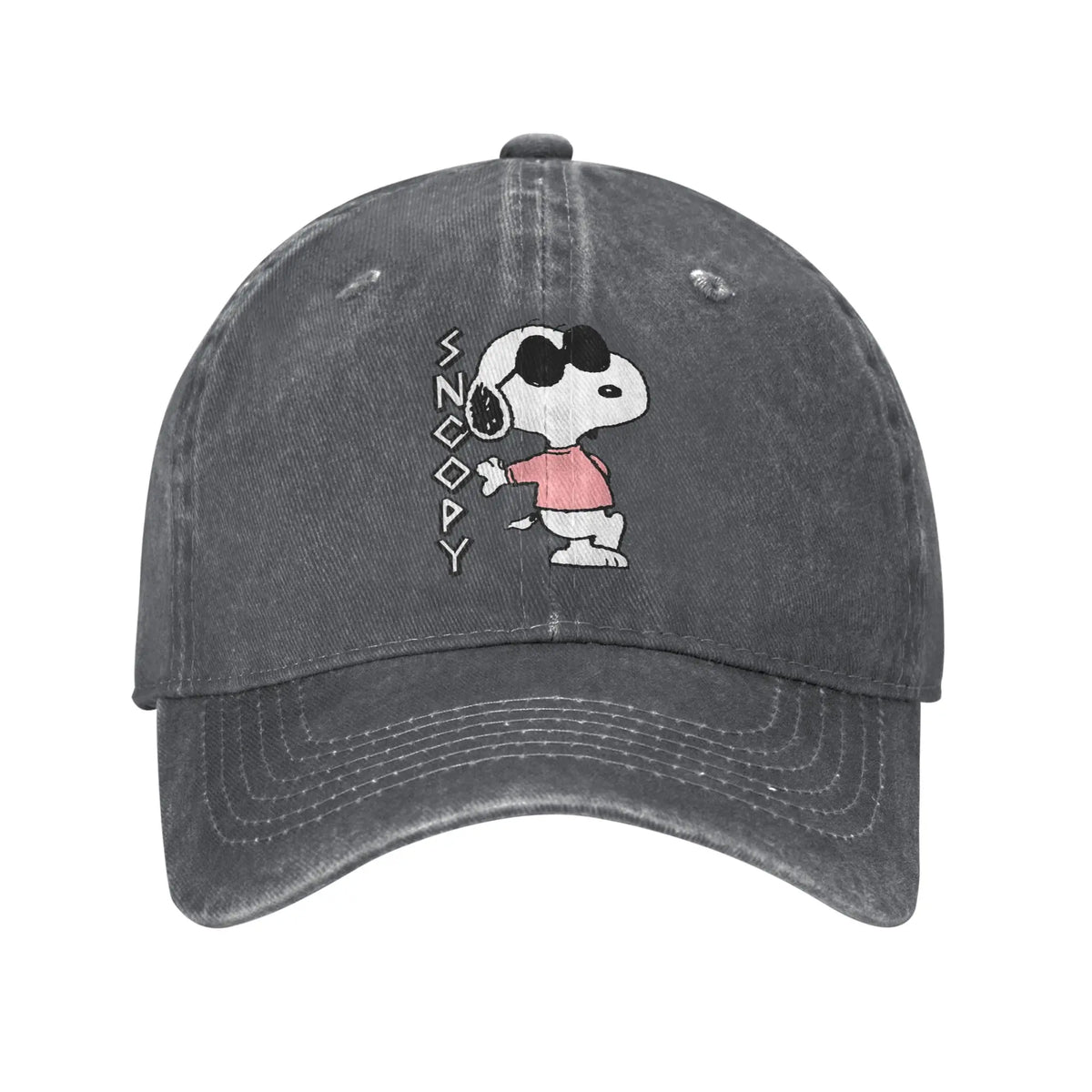 Sleeping Snoopy Baseball Caps Casual Distressed Washed  Snapback Cap Unisex Style Outdoor Summer Adjustable Caps Hat