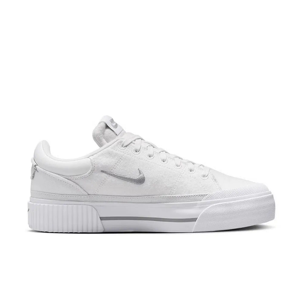 Nike Court Legacy: suela con diseño para aumentar la altura, amortiguación cómoda y antideslizante, zapatillas deportivas duraderas FZ2606-100