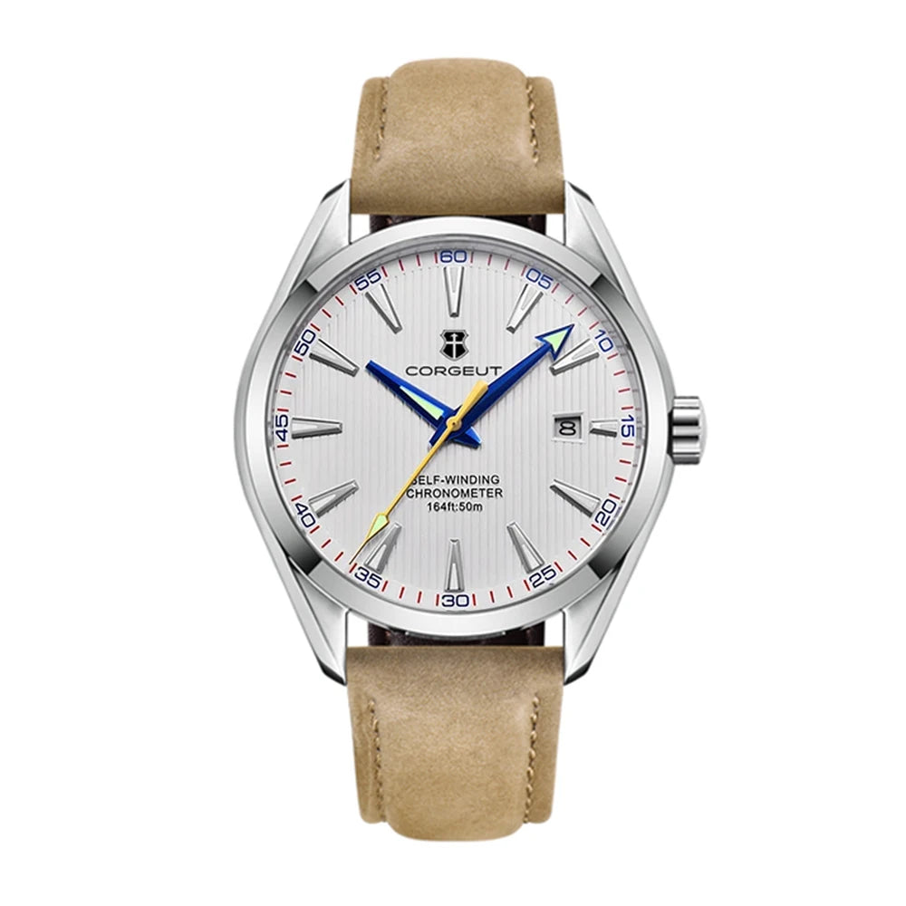 Luxury NH35 Corgeut Watch Men reloj hombre 41mm Sport Clock Automatic Mechanical Wristwatches Sapphire Steel Band Men's Watch