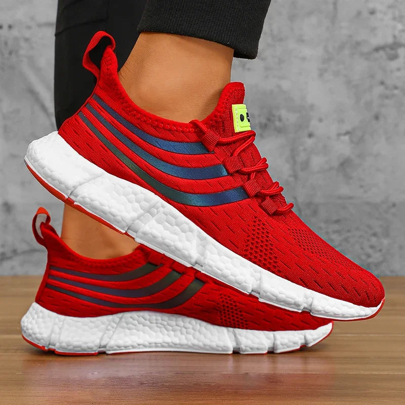 Chaussures de dehors Décontractées pour Homme, Baskets Légères et Respirantes, Plates, Anti-Allure, Course en Plein Air, Marche, Tennis, d'Athlétisme, Jogging