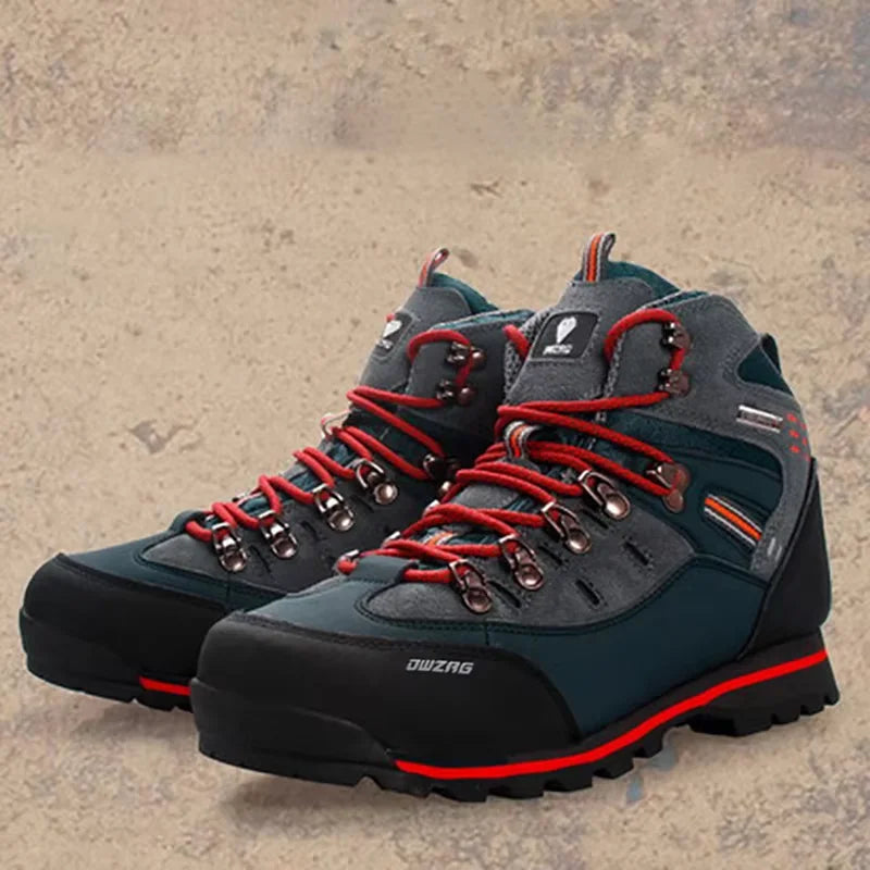 Lynjacye Mid-Cut 2025 New Waterproof Hiking Boots Training Shoes Men Sports Outdoor Non-Slip Woodland Hunting Work Shoes