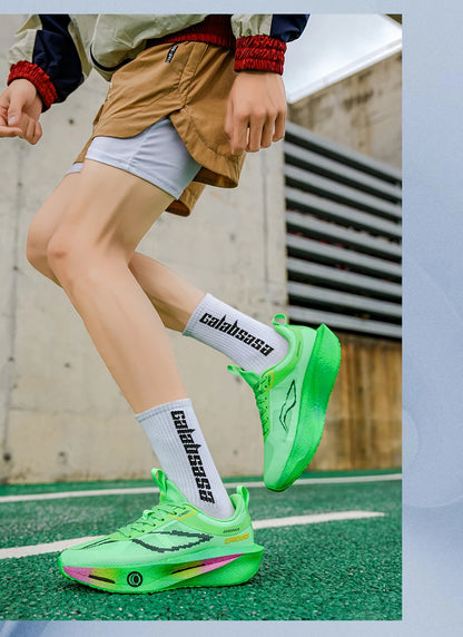 Running Shoes Carbon Plate Marathon Men Sports Specialty Breathable Lightweight Women's Comfortable Athletic Outdoor Sneakers