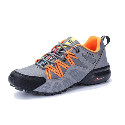 Herenwandelschoenen voor alle terreinen – outdoor sportschoenen van ademend mesh, antislip en slijtvast, voor wandelen en fietsen outdoor
