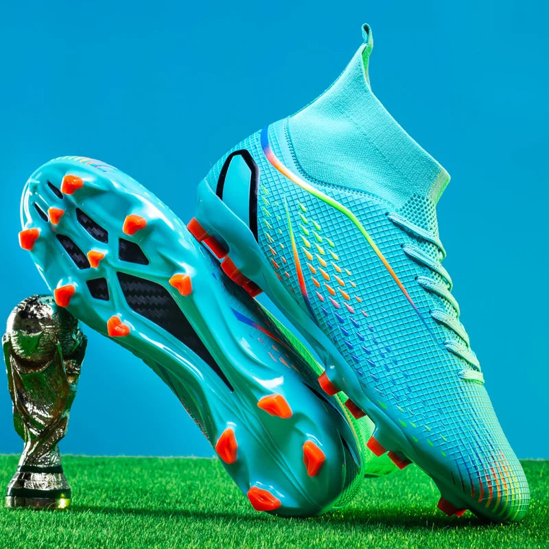 Men's Football Boots Professional Turf Futsal Match Grass Unisex Outdoor Training Soccer Shoes Soccer Cleats Non-slip Breathable