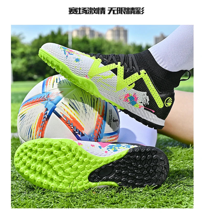 Herren New TF Fußballschuhe Society – professionelle, bequeme Fußballschuhe in Top-Qualität für Männer, lässige ultraleichte Fußballschuhe für Erwachsene