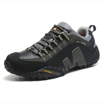 Outdoor-Liebhaber-Trekkingschuhe für Herren, wasserdichte Wanderschuhe, Bergstiefel aus echtem Leder, Woodland-Jagd- und taktische Schuhe