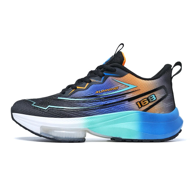 Unisex Sports Shoes Summer New Thick Sole Cushioning Anti Slip Rebound Professional Running Training Shoes for Teenagers