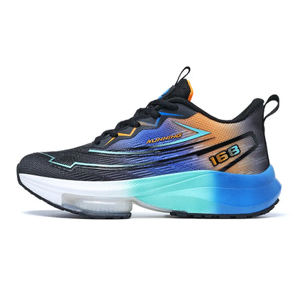 Unisex Sports Shoes Summer New Thick Sole Cushioning Anti Slip Rebound Professional Running Training Shoes for Teenagers