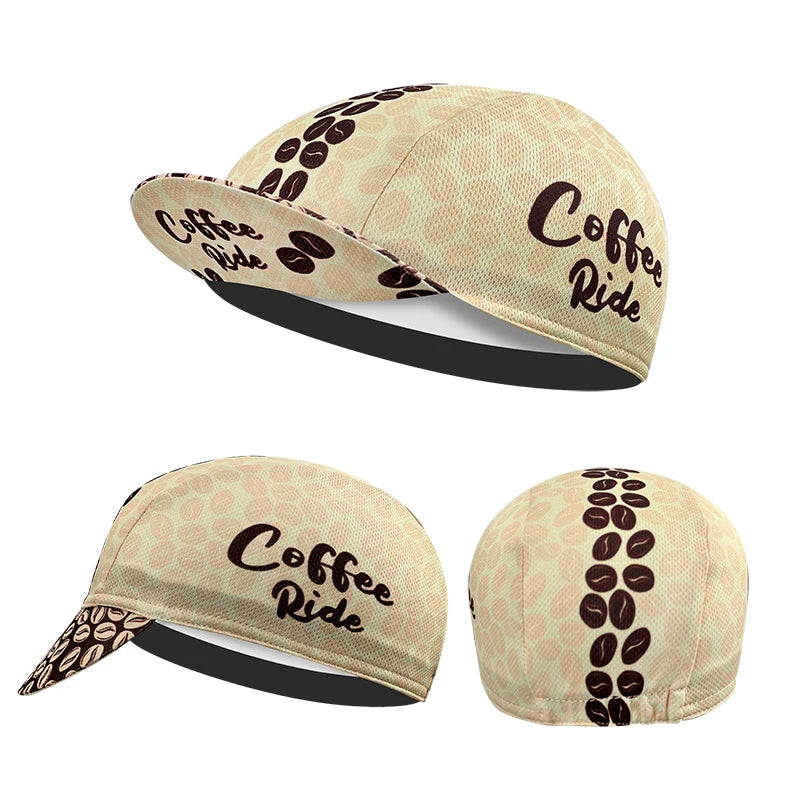 Polyester Quick Dry Cycling Men's Caps Road Bike Sports  Universal Size Summer Cool Cartoon Print