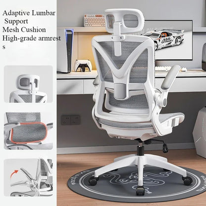 Adjustable Breathable Mesh High Density Sponge Seat Ergonomic Gaming Chair 3D Lumbar Support Racing Swivel