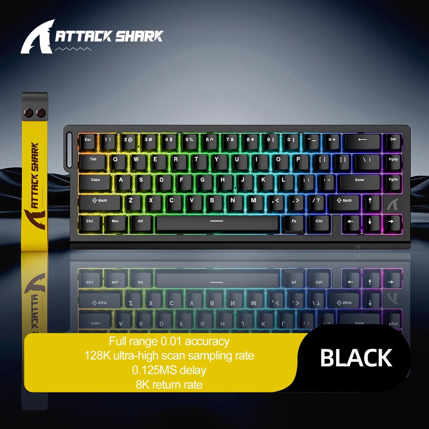 Magnetic Switch Keyboard ATTACK SHARK X68HE X68PRO HE and FREEWOLF F68 Wired F68Pro Wireless for Pro Gaming 0.01mm Rapid Trigger