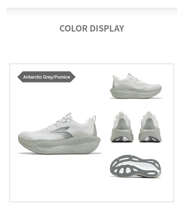 361 Degrees PopBlaze 5 Herren-Laufschuhe, neue Dämpfung, dicke Sohle, atmungsaktiv, rutschfest, Outdoor-Jogging-Sneaker für Herren 672532212