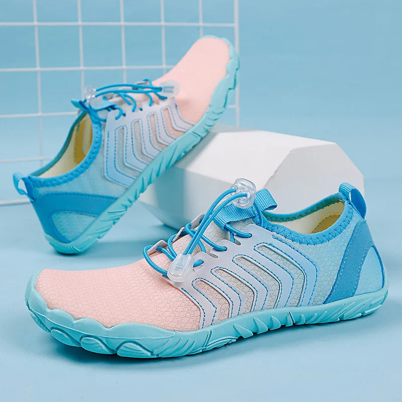 36-48# Gym Footwear Unisex Seaside Aqua Shoes Couples Vacation Beach Game Wading Shoes Men Squat Fitness Shoes Women Yoga Shoes