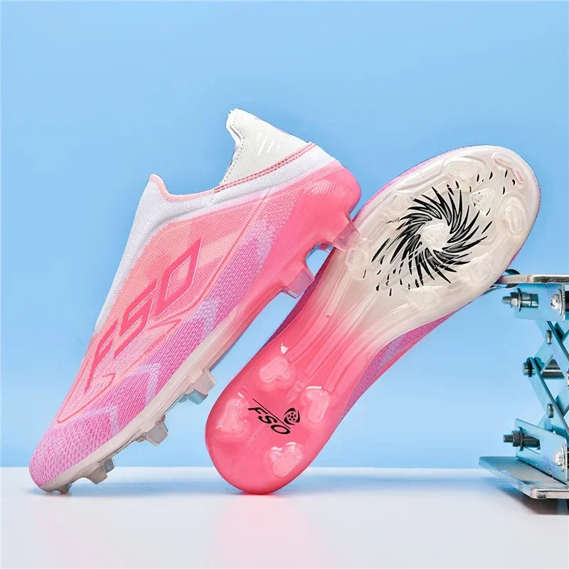 Nouvelles chaussures de football pour hommes, chaussures de sport, chaussures de soccer, haute qualité, ultralégères, haute tige, respirantes, futsal, antidérapantes, pour match en extérieur