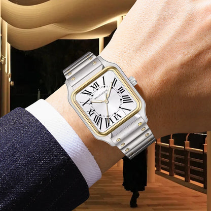 2025 New 34MM Specht & Söhne Quartz Watches Japan VH31 Movt Sapphire Blue Color Ultrathin Stainless Steel Relogio Masculino