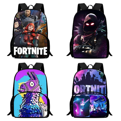 Classic Game Fortnites Kids Backpacks Boys Girls Student Birthday Gift Child School Bags Large Capacity Camping Durable Rucksack