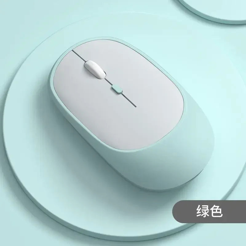Lenovo draadloze muis USB-oplaadbaar ergonomisch met instelbare DPI voor kantoor, stil, 2.4G Bluetooth optische elektrische muis voor gaming en kantoor