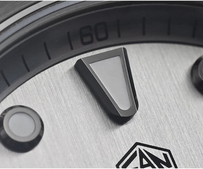 San Martin 40mm Men Sports Watch SS Brushed Dial Integrated Bracelet Miyota 90S5 Original Design Automatic Mechanical SN0149