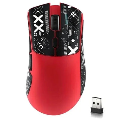 ATTACK SHARK R1 59g ultralätt mus med PAW3311, 18000DPI, 400IPS, 40G, 1000Hz, Tri-Mode, Broadcom BK3633 Master, 20 miljoner klick