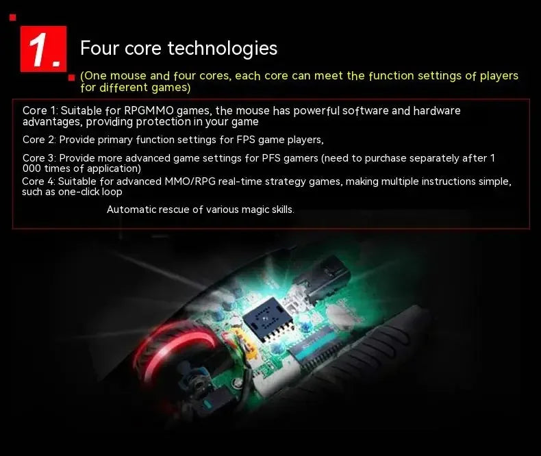 Káblová myš Bloody V7M RGB, ľahká ergonomická konštrukcia, 4000dpi, pre PC, kanceláriu, e-športy a gaming, s programovaním makier pre CF LOL CS