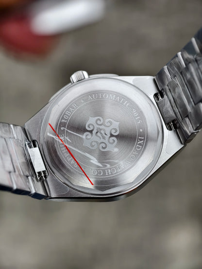 IX&DAO 2026 New Warrior 37mm Men's Automatic Mechanical Watch Miyota 9015 Top Sapphire BGW-9 Stainless Steel Waterproof 10Bar