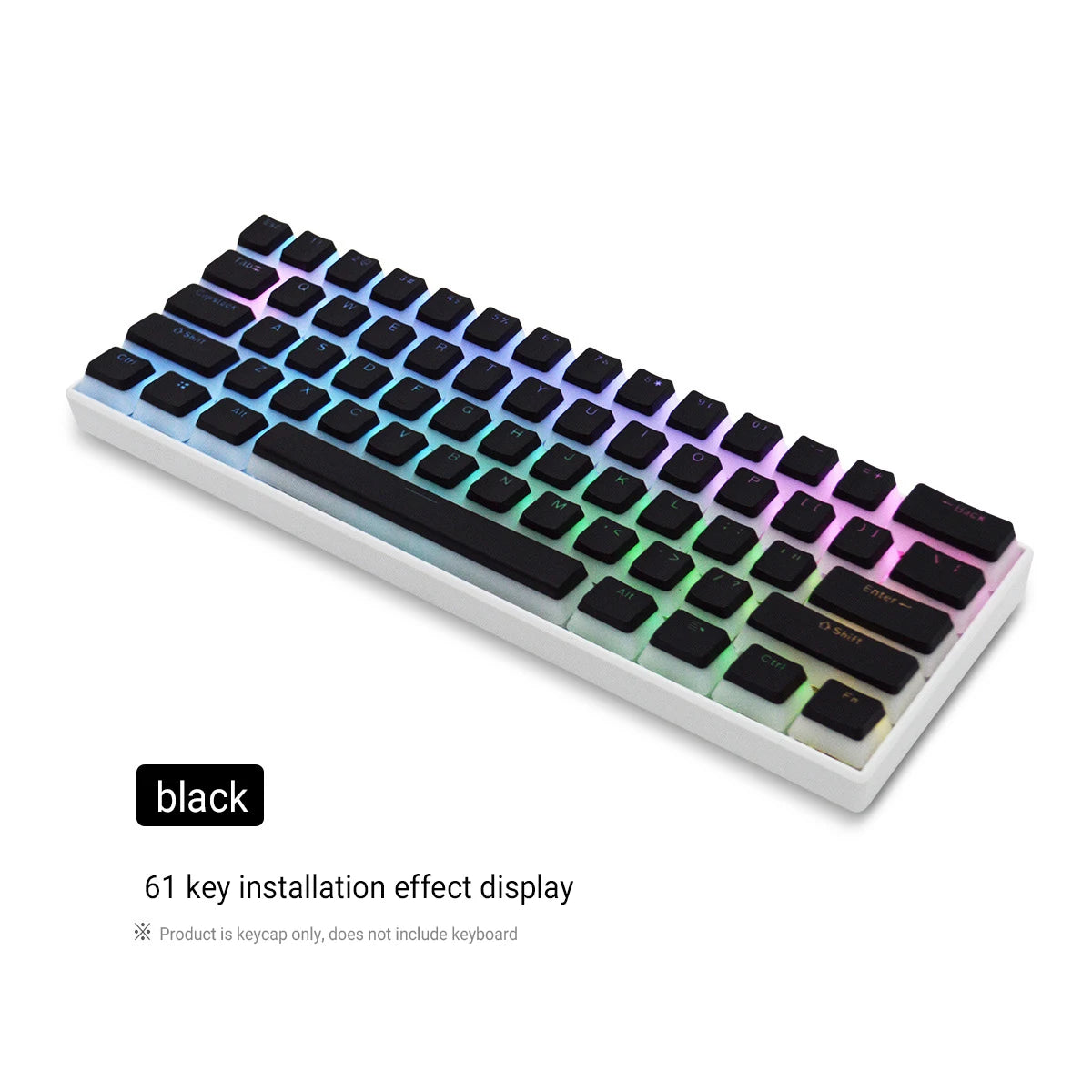 129 Keys Pudding Keycaps For Cherry MX Switch Mechanical Gaming Keyboard OEM Profile PBT Double Shot Keycap RGB backlit Key Caps