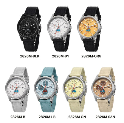BERNY Chronograph Quartz Men Watch Luminous Miyota OS10 Top Luxury AR Coated Sapphire 5ATM Waterproof 2026 Sports Men’s Watches
