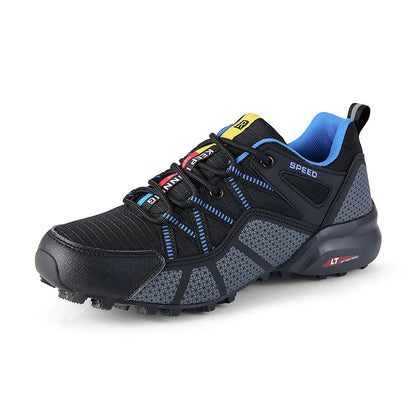 Herenwandelschoenen voor alle terreinen – outdoor sportschoenen van ademend mesh, antislip en slijtvast, voor wandelen en fietsen outdoor