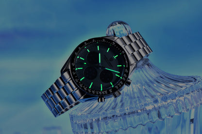 PAGANI DESIGN New AR Sapphire Quartz luxury men's watches 500 vitometer Circle Sport M 100 waterproof chronograph 316L all-steel Japan Movt Luminous man Watch