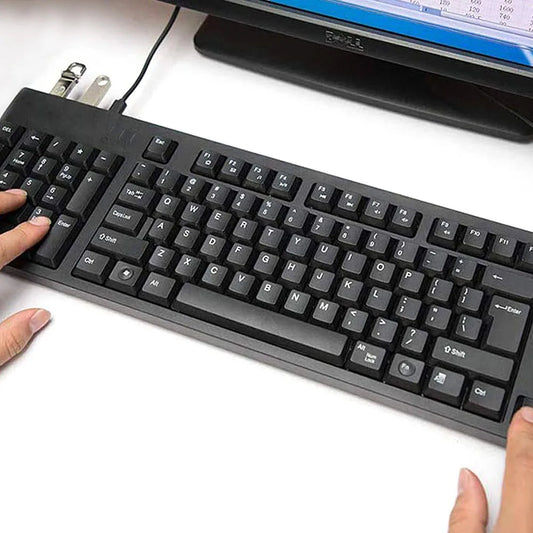 Multimedia 109 Keys Mechanical Gamer Keyboard Left Hand Ergonomic Keyboard + Dual USB HUB Keyboard Wired Keyboard for Laptop PC