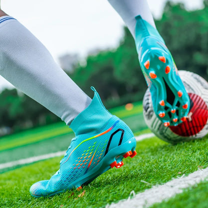 Men's Football Boots Professional Turf Futsal Match Grass Unisex Outdoor Training Soccer Shoes Soccer Cleats Non-slip Breathable