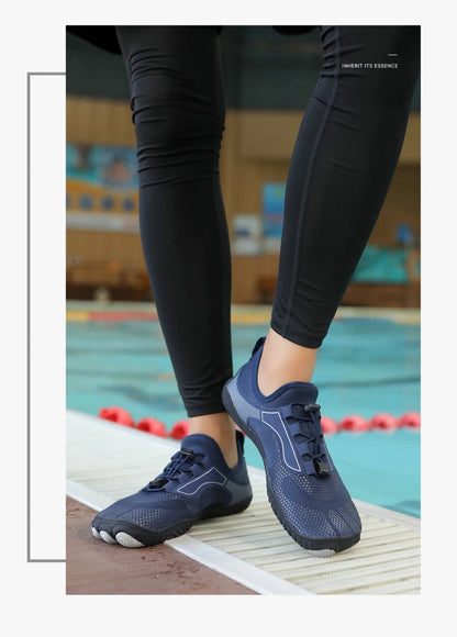36-48# Gym Footwear Unisex Seaside Aqua Shoes Couples Vacation Beach Game Wading Shoes Men Squat Fitness Shoes Women Yoga Shoes