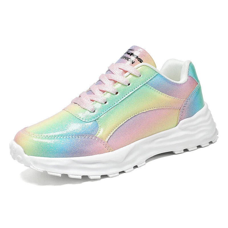 New Summer Fashionable Womens Sports Shoes Versatile Lightweight and Durable Running Shoes Shock-absorbing Daily Walking Shoes