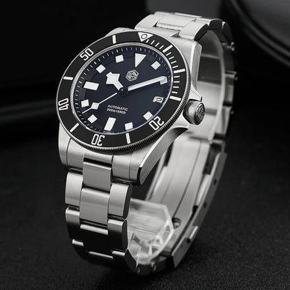 San Martin SN0121TD Titan-Taucheruhr ST2130 Automatikwerk Uhren Grade5 Titan 120 Klicks wasserdicht 300m Armbanduhr
