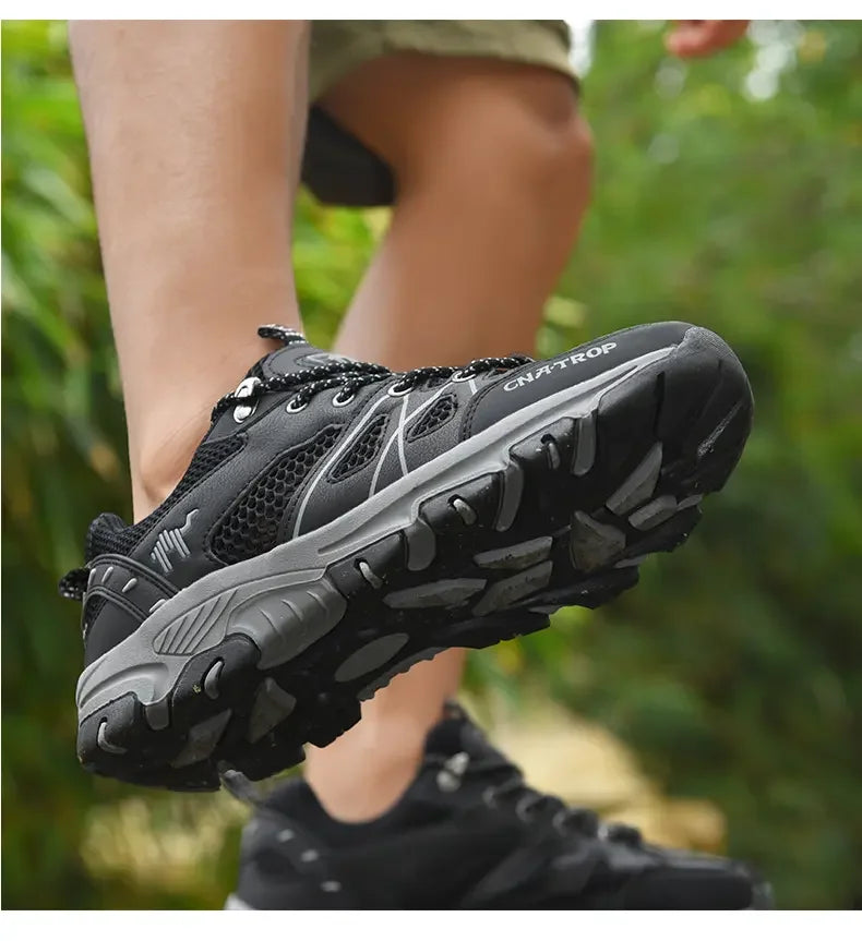 Men's Hiking Shoes Breathable Mesh Sports Summer Outdoor Wear-resistant Hiking and Hunting Tactical Shoes