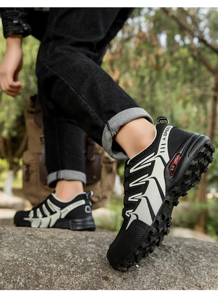Men's Hiking Shoes Waterproof Non-slip Hiking Hiking Sports Shoes Camping Training Hunting Tactical Shoes Men's Cycling Shoes