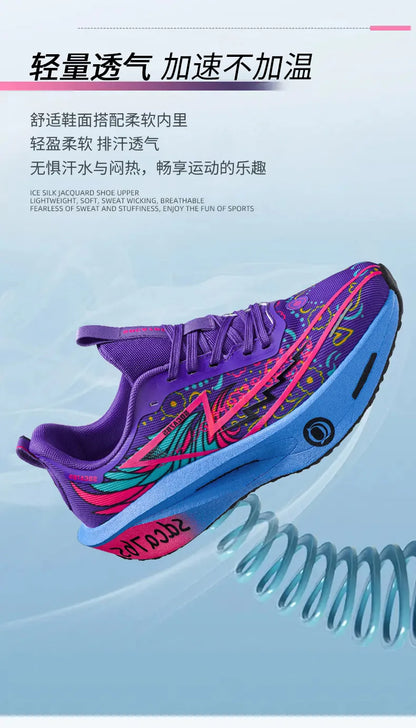 Running Shoes with Carbon Plate for Men, Marathon Sports Specialty, Breathable, Lightweight, Comfortable Athletic Outdoor Sneakers for Women