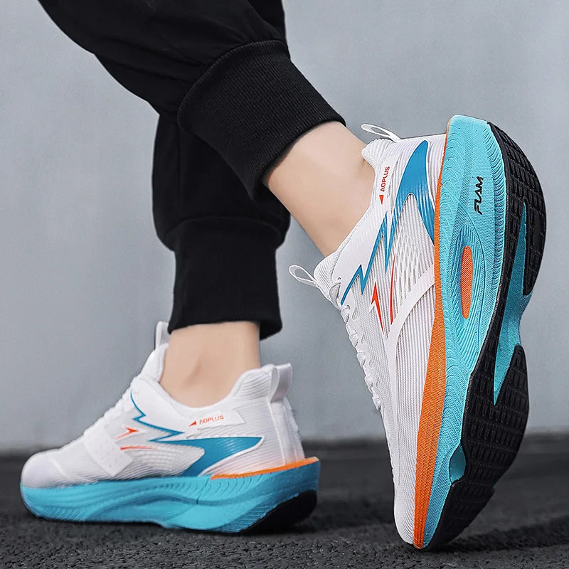 Unisex Sports Shoes Carbon Plate Walking Running Sneakers Shock-Absorbing Marathon Racing Athletics Training for Men's&Women