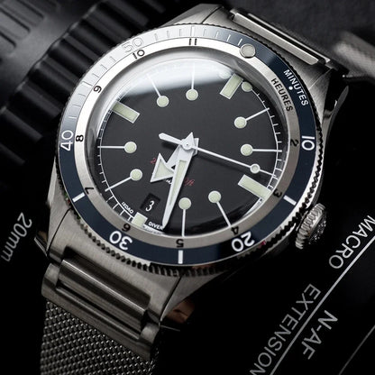 IX&DAO IPOSE Watch 5303 ETA-2824 Movement Automatic Mechanical GMT Sport Retro Diving Casual Dress 200m Waterproof Men Watches
