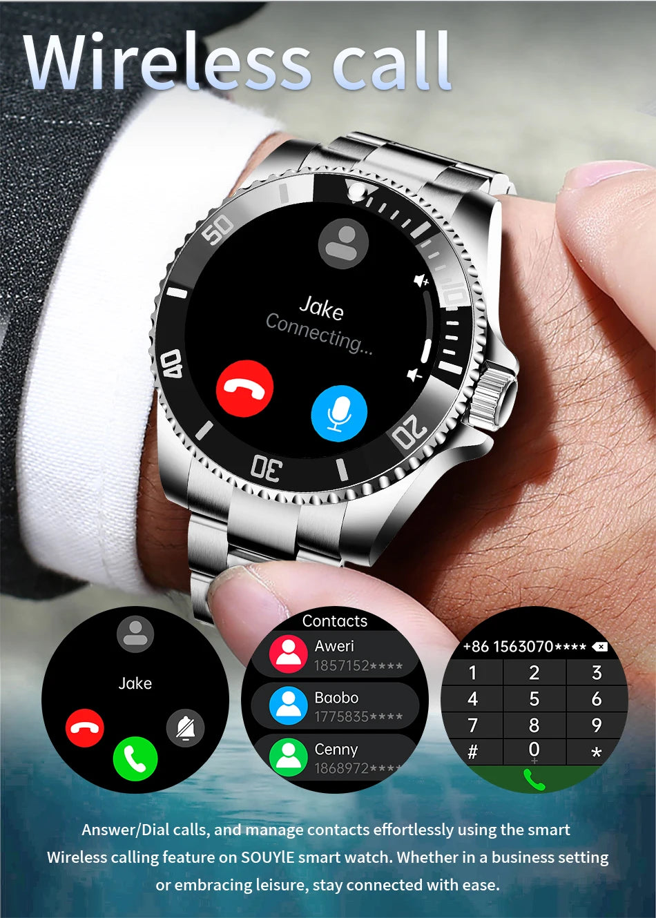 LIGE 2026 Business Smart Watch Men IP68 Waterproof Bluetooth call Sport Men Watches 1.27"HD Screen Health Monitor New Smartwatch