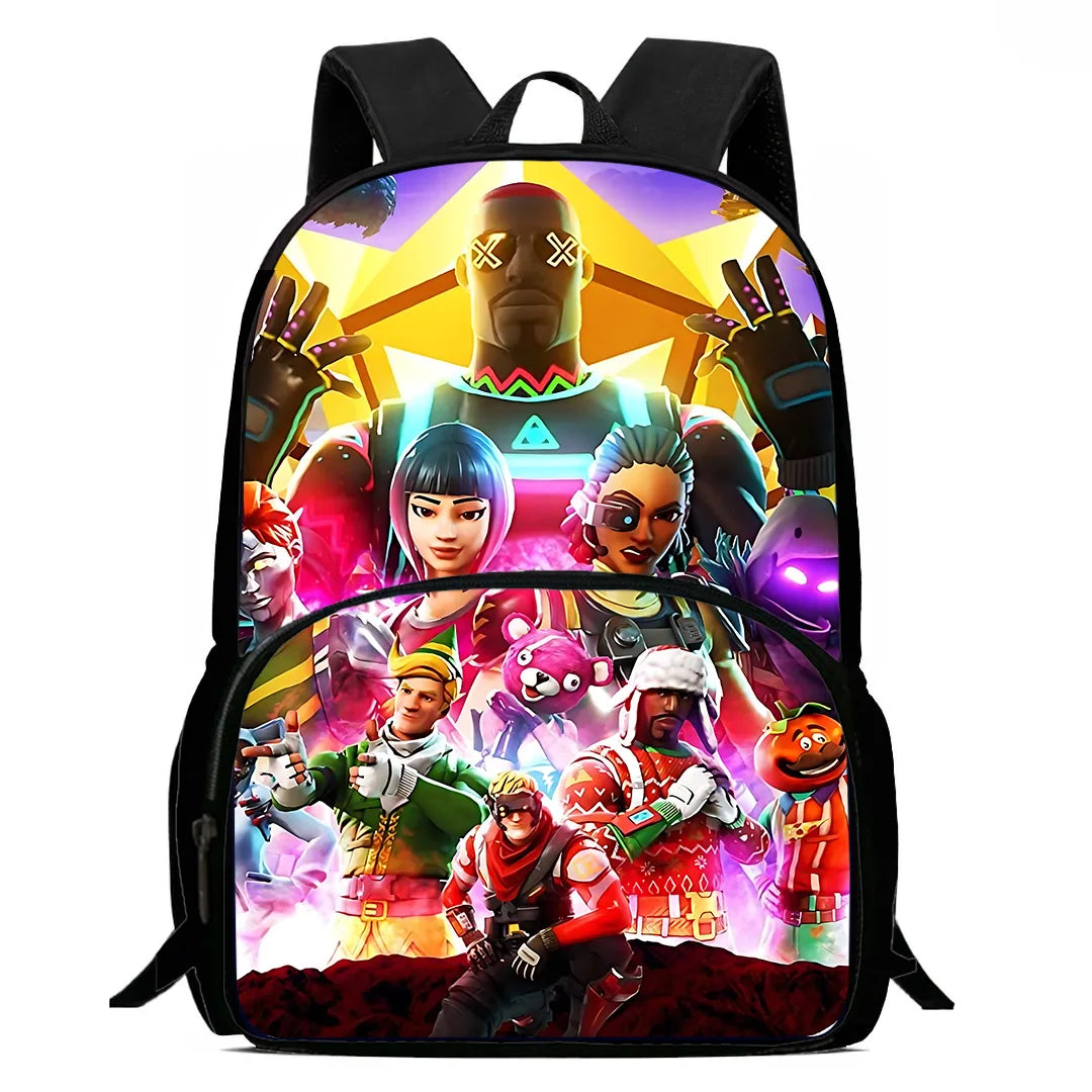 Zaino per bambini Classic Game FortniteS, per ragazzi e ragazze, regalo di compleanno per studenti, borsa scuola per bambini, grande capacità, zaino da campeggio resistente