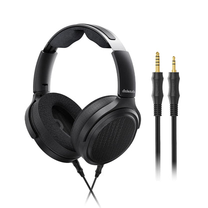 FiiO JT7 Planar-Magnetic-Audiophile-Kopfhörer – kabelgebundenes Over-Ear-HiFi-Headset mit 95x86mm-Treiber, verstellbarem Kopfbügel und 4.4mm/3.5mm-Kabel