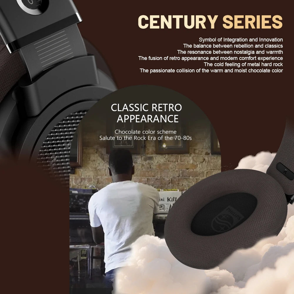 Philips SHP9500CY HiFi Open-Back Headphones Ultra-Comfortable Over-Ear Design Crisp Clear Sound Lightweight & Durable Build