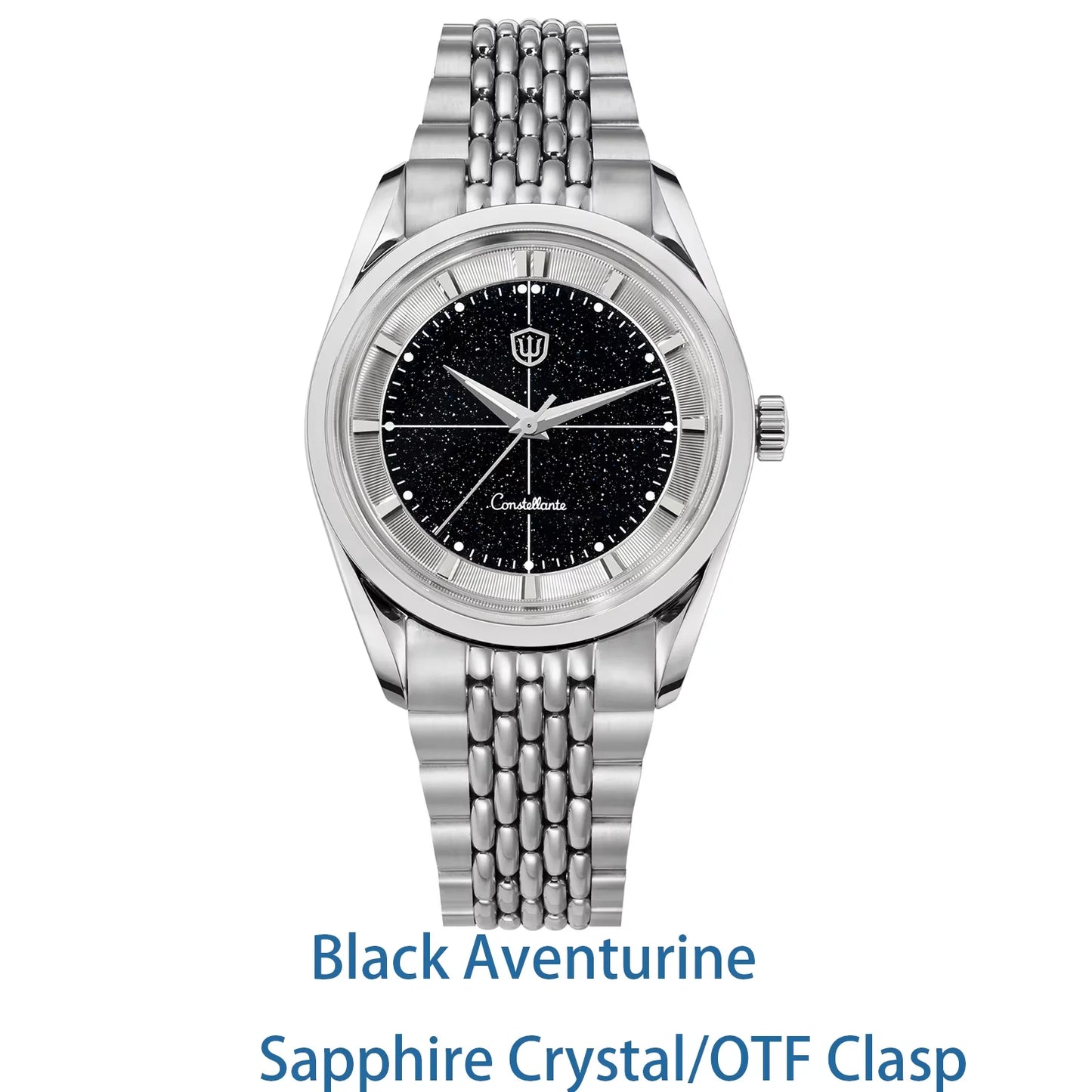 Watchdives WD1954 Arctic Classic 36mm Watch VH31Sweep Second Movement 316L Stainless Steel Watches Sapphire Crystal Luminova