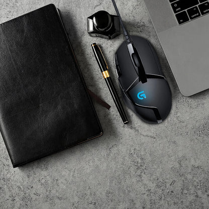 Logitech (G) G402 ratón gaming con cable para e-sports, ratón mecánico con programación de macros, CSGO, Eating Chicken, competitivo para ordenador